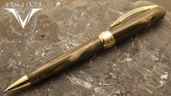 Van Gogh - Fuori produzione - Midi - Brown and Gold - Penna a Sfera